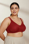 Zivame True Curv Cotton Laminated Non Wired Full Coverage Sag Lift Bra - Sundried Tomato — thumbnail 2